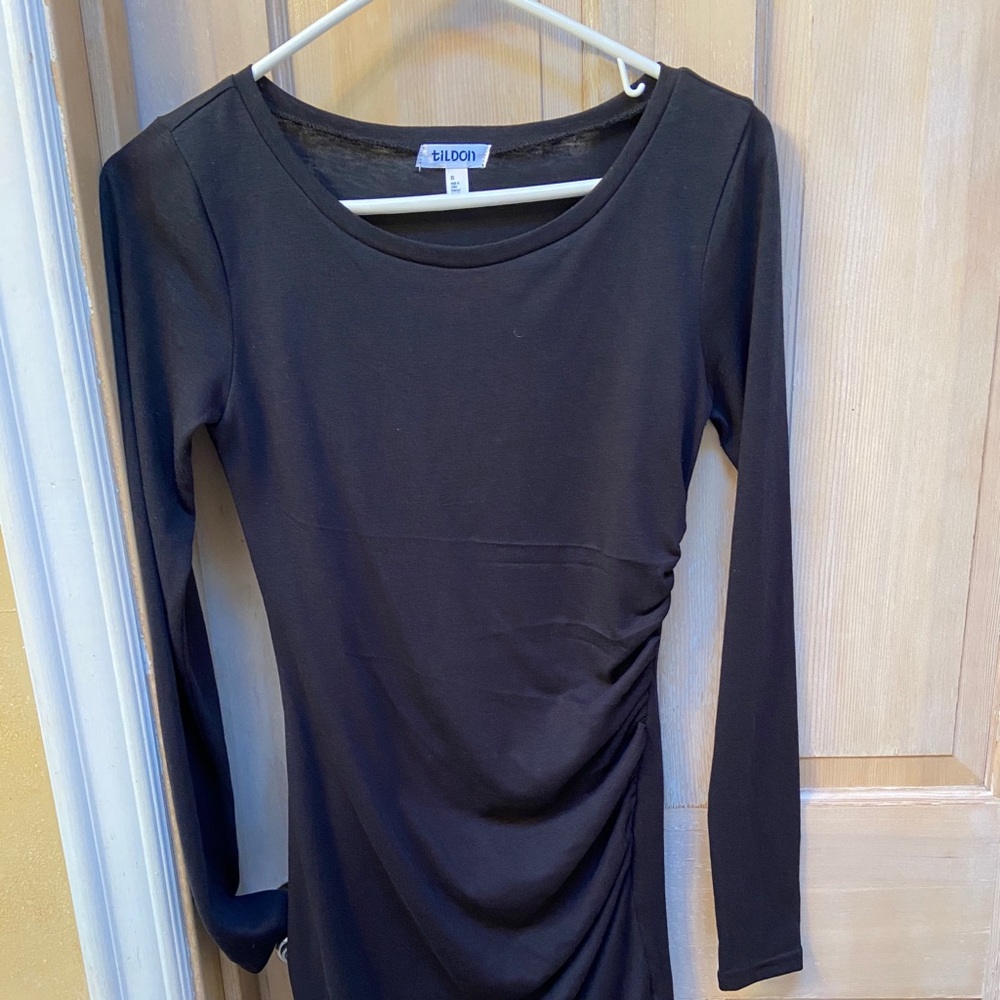 Long sleeve t-shirt dress